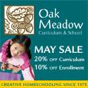 Oak Meadow May Sale