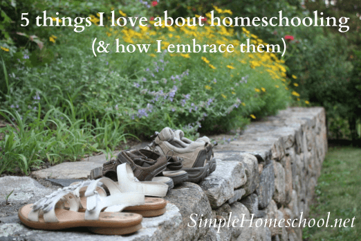 5 things I love about homeschooling