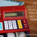 free educational resources ~SimpleHomeschool.net