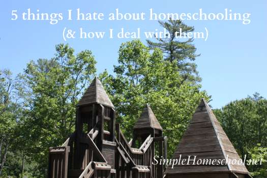 5 things I hate about homeschooling ~SimpleHomeschool.net