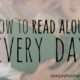How to read aloud every day