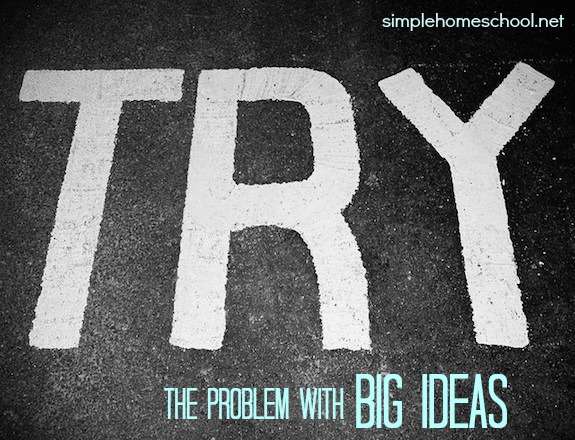 The problem with big ideas