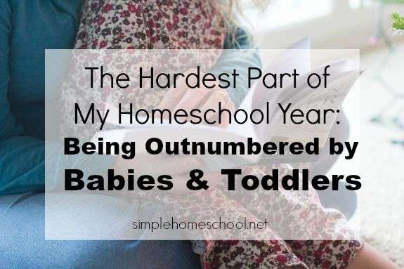 Being outnumbered by babies and toddlers: The hardest part of Sarah's homeschool year