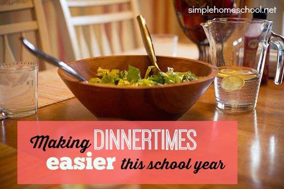Making dinnertimes easier this school year