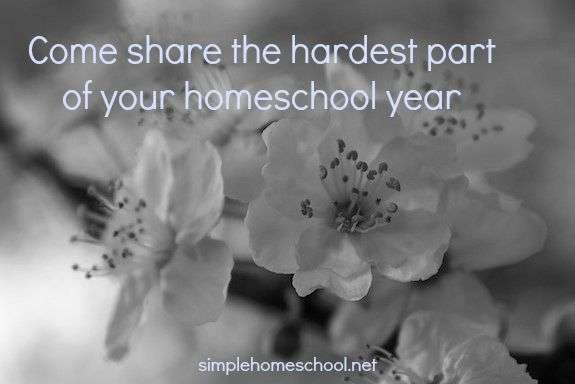 The hardest part of your homeschool year: a reader linkup