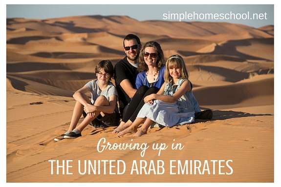 Growing up in the United Arab Emirates
