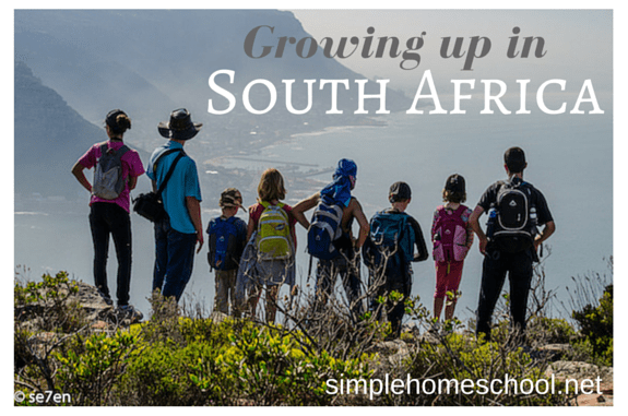 Growing up in South Africa