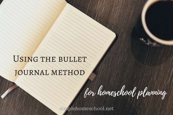 Using the bullet journal method