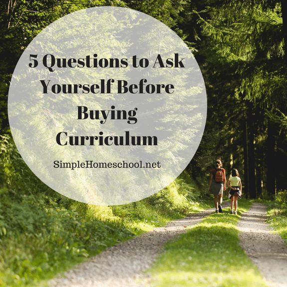 5 questions to ask yourself before buying curriculum