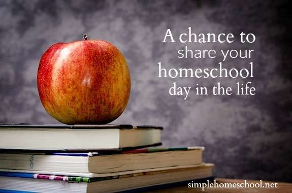 A chance to share your homeschool day in the life