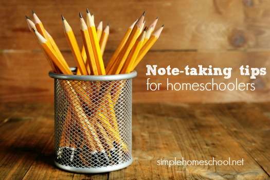 Note-taking tips for homeschoolers