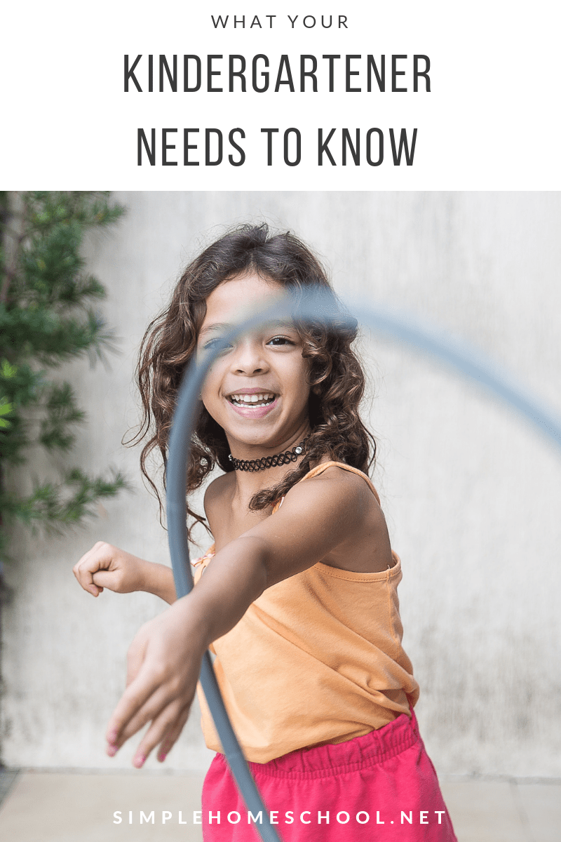 What your kindergartener needs to know