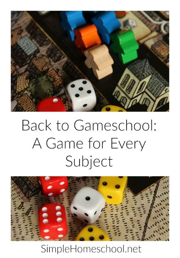 Back to Gameschool: A Game for Every Subject by Caitlin Fitzpatrick Curley, Simple Homeschool