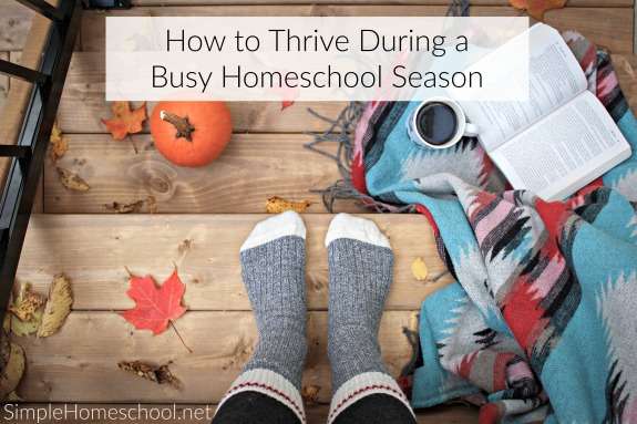 How to Thrive During a Busy Homeschool Season | Caitlin Fitzpatrick Curley, Simple Homeschool