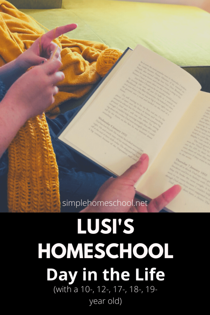 Lusi's homeschool day in the life